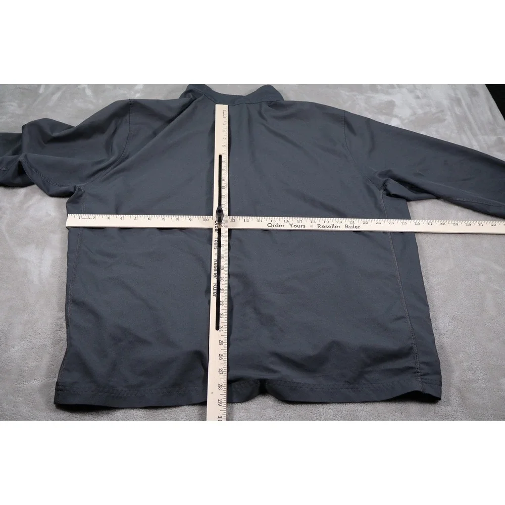 Nike Dri-FIT Jacket Mens 2XL Gray‎ Track Full Zip Lightweight Athletic Running